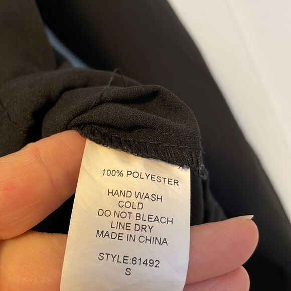 Monteau Thin Black and White Bomber Size Small - Picture 5 of 7